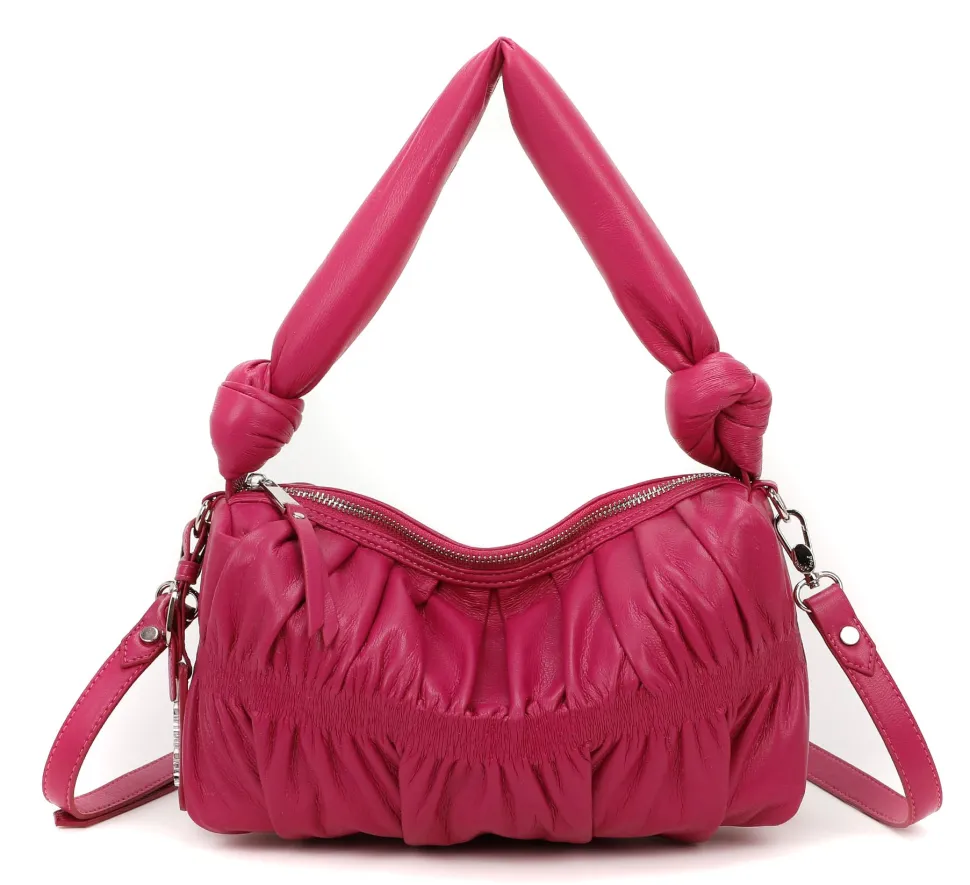 Borsa piccola a spalla e tracolla Mimì-Muà Fuxia