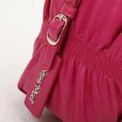 Borsa piccola a spalla e tracolla Mimì-Muà Fuxia