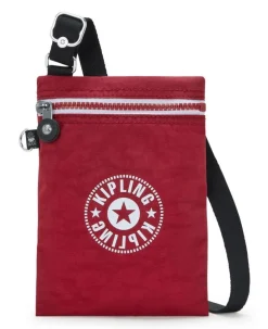 Borsa piccola a tracolla Kipling Afia Lite Funky Red