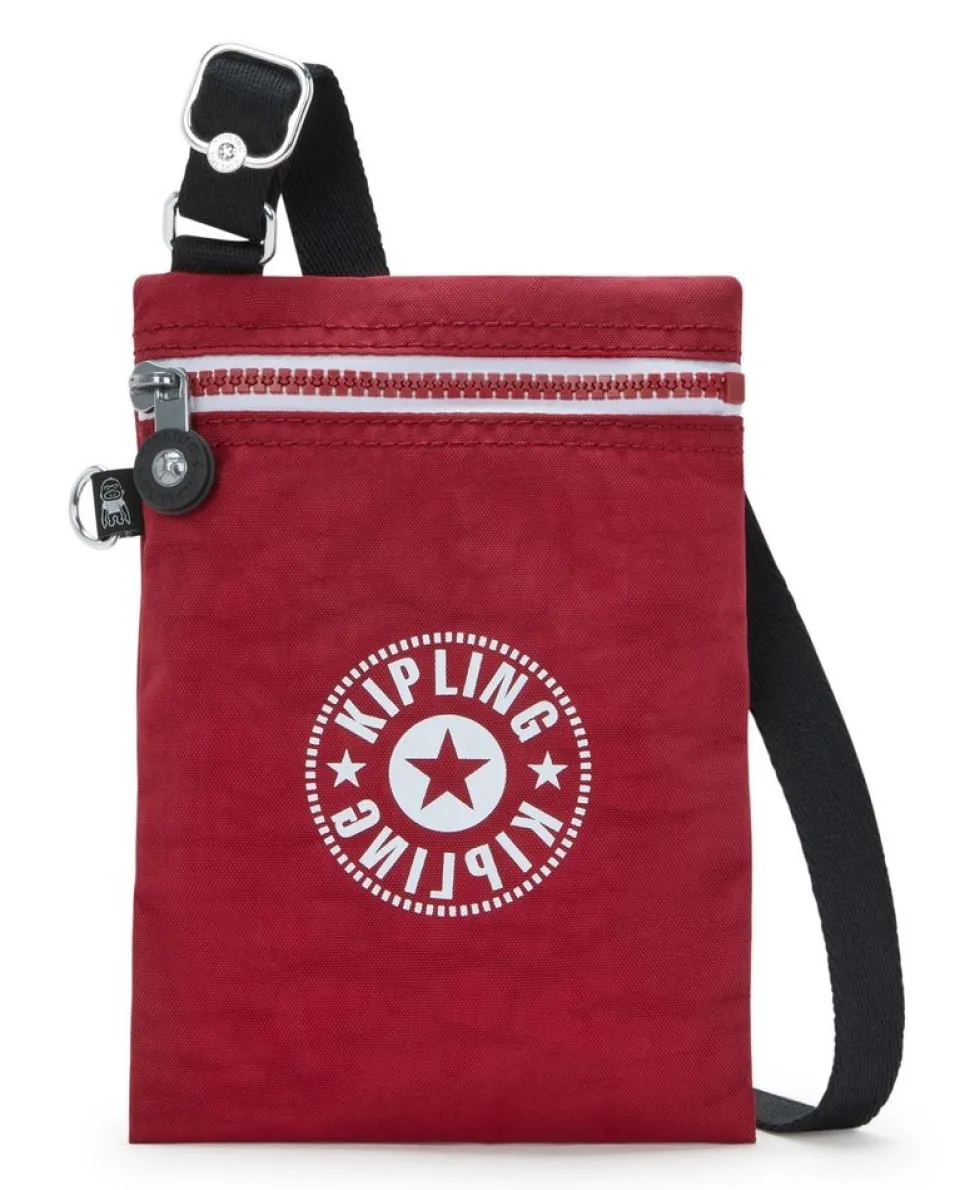 Borsa piccola a tracolla Kipling Afia Lite Funky Red