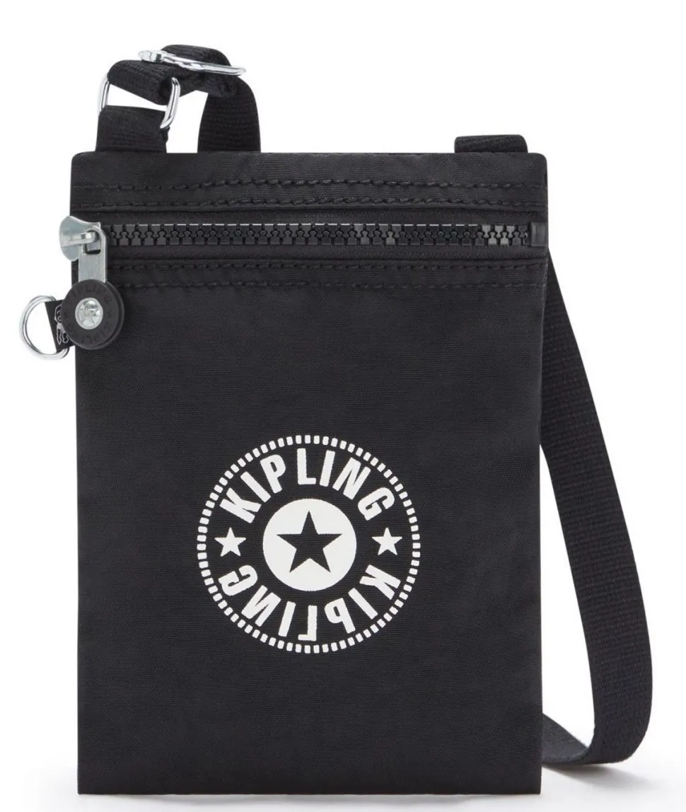 Borsa piccola a tracolla Kipling Afia Lite Black Lite