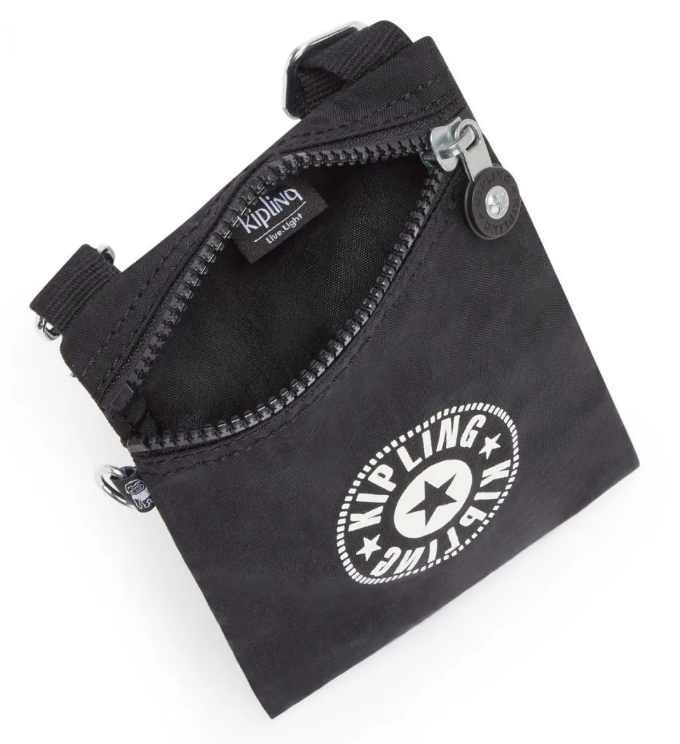 Borsa piccola a tracolla Kipling Afia Lite Black Lite