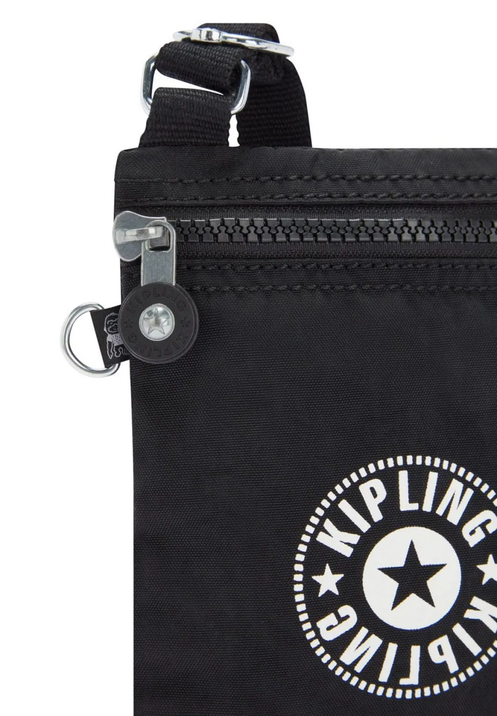 Borsa piccola a tracolla Kipling Afia Lite Black Lite