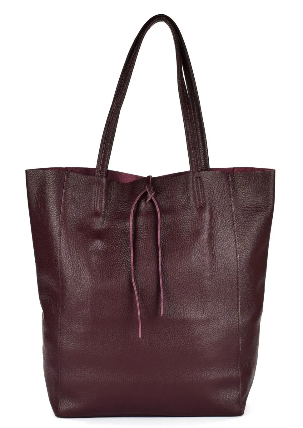 Borsa shopper in pelle 20056 Bordeaux