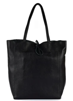 Borsa shopper in pelle 20056 Nera