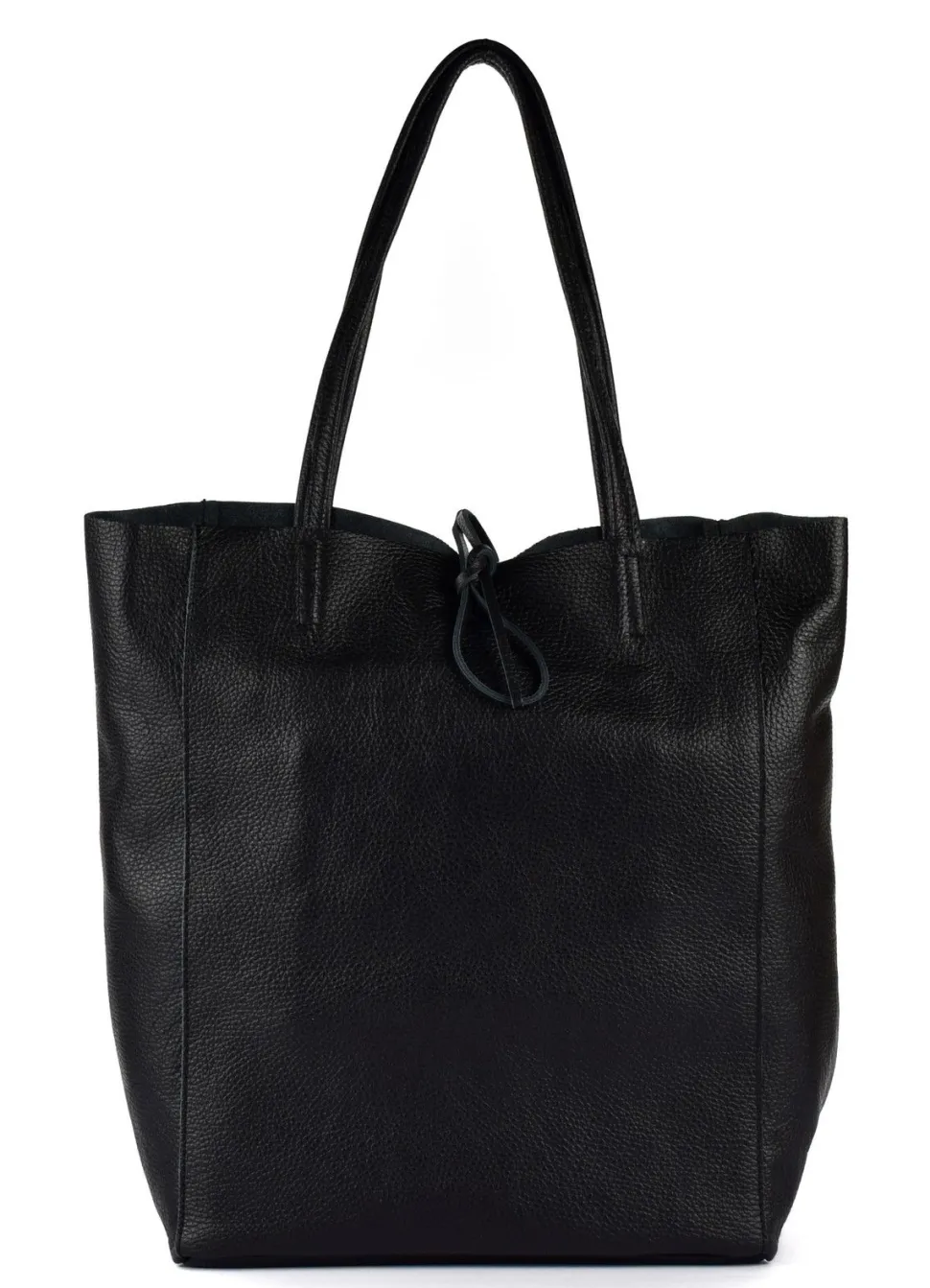 Borsa shopper in pelle 20056 Nera