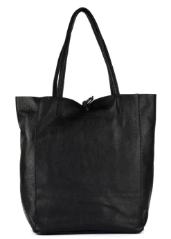 Borsa shopper in pelle 20056 Nera