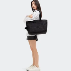 Borsa shopper Kipling Colissa Signature Emb
