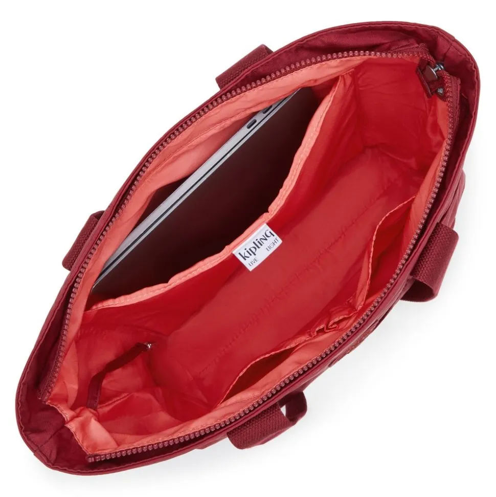 Borsa shopper Kipling Hanifa Funky Red