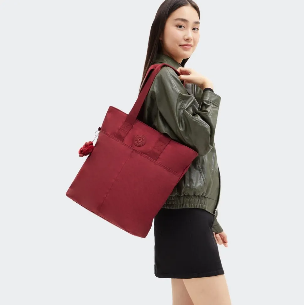 Borsa shopper Kipling Hanifa Funky Red