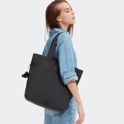 Borsa shopper Kipling Hanifa Black Noir