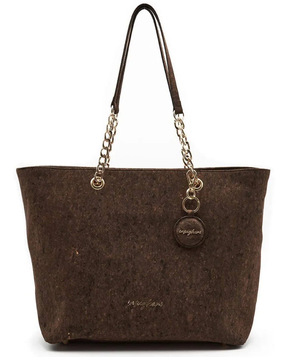 Borsa shopping Insughero Cortina Marrone