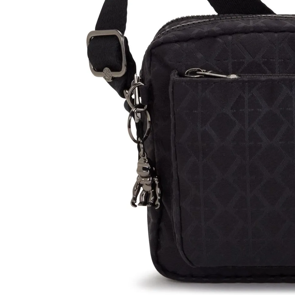 Borsa tracolla Kipling Abanu M Signature Blk Q