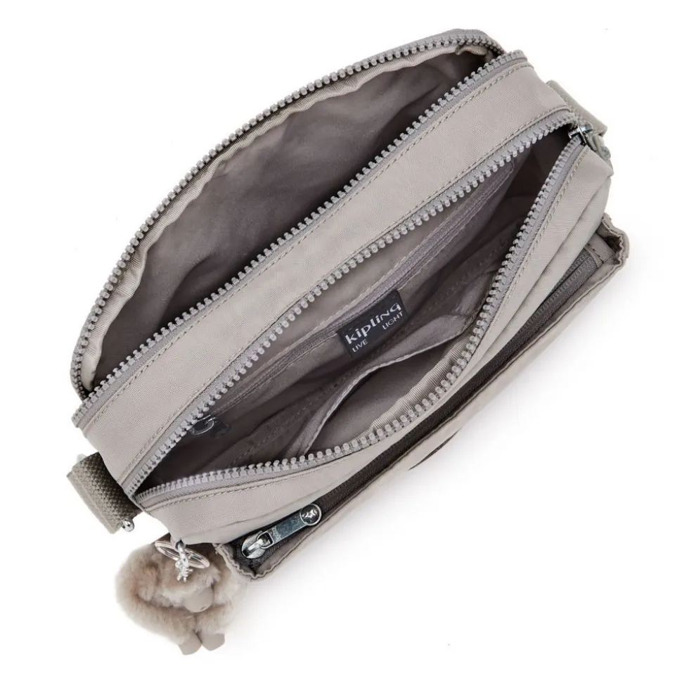 Borsa tracolla Kipling Abanu M Grey Gris