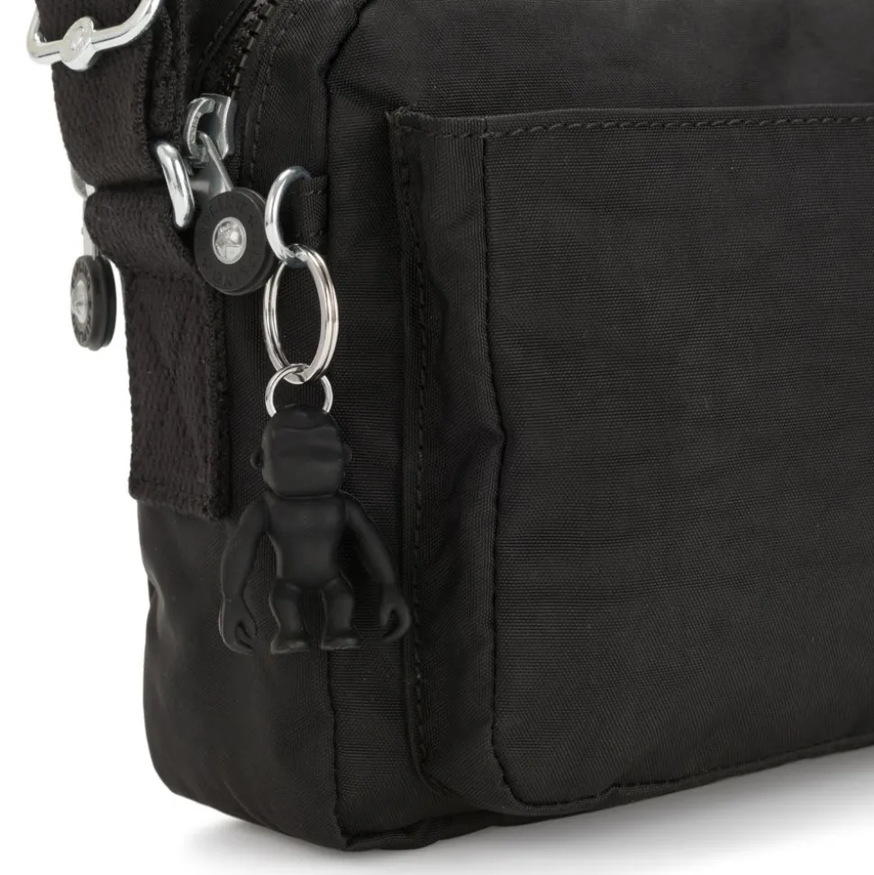 Borsa tracolla Kipling Abanu M Black Noir