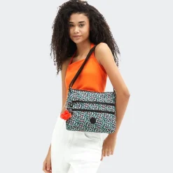 Borsa tracolla Kipling Alvar Abstract Print