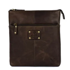 Borsa tracolla uomo in pelle Avirex Durango 02 Marrone