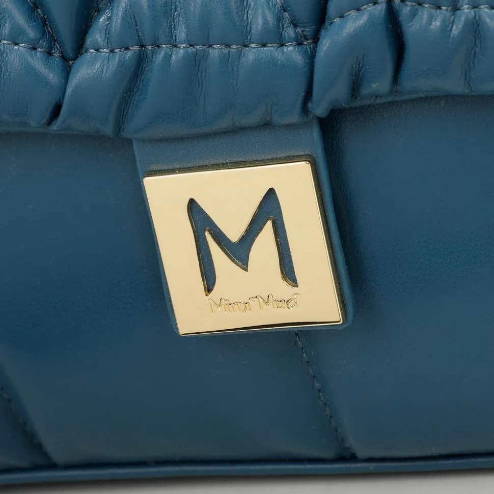 Borsa trapuntata con strass Mimì-Muà Ottanio