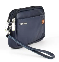 Borsa uomo a mano Acciaio 8482 Blu