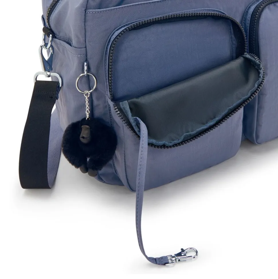 Borsone medio Kipling Defea XL Blue Lover