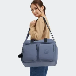 Borsone medio Kipling Defea XL Blue Lover