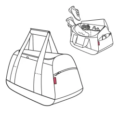 Borsone Reisenthel activitybag Dark Ruby