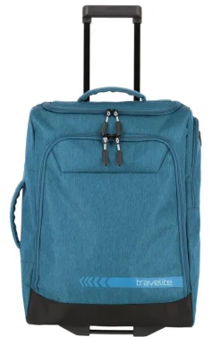 Borsone Trolley cabina Travelite Kick Off S 6909 Petrolio