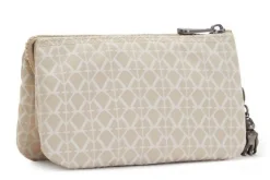 Bustina Kipling Creativity L Signature Beige