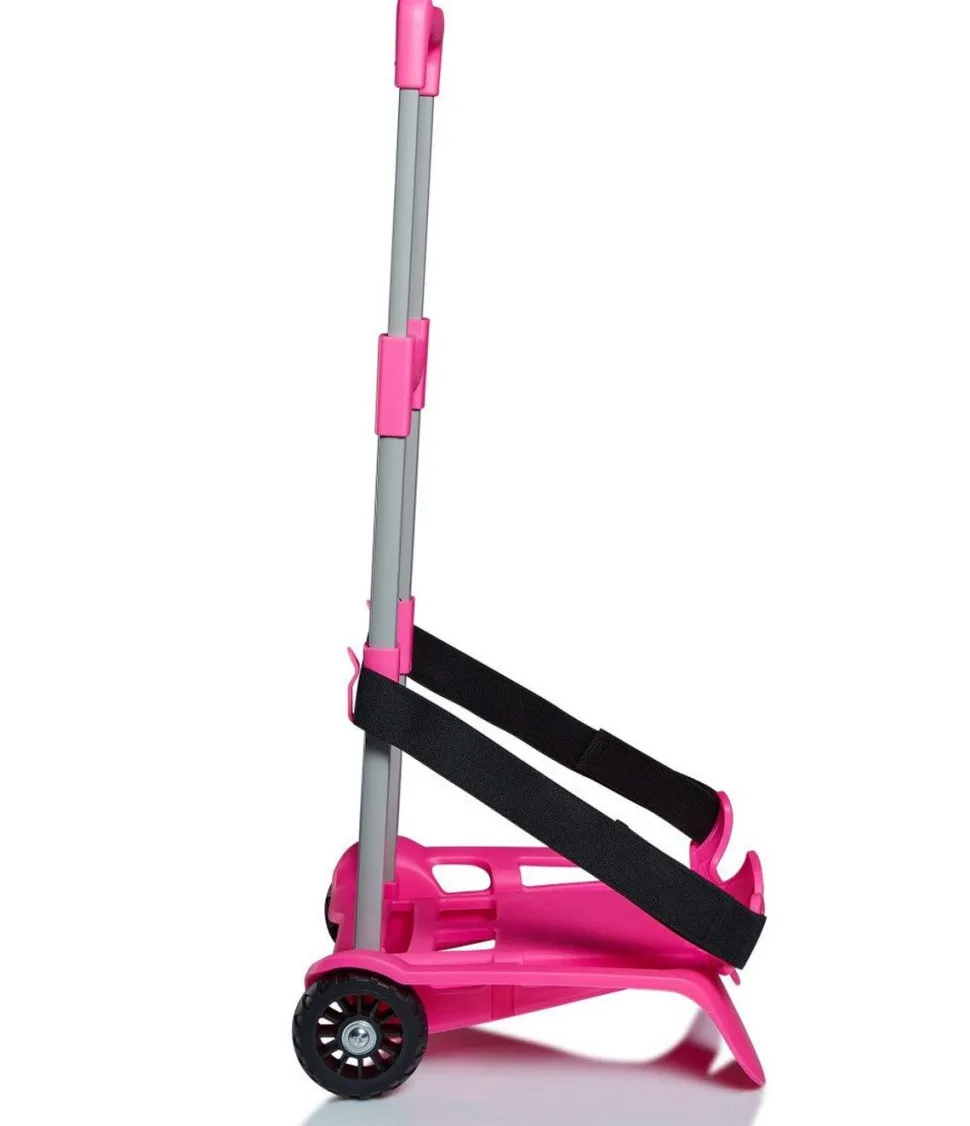 Carrello Trolley per zaino scuola Seven BE BOX Rosa