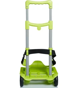 Carrello Trolley per zaino scuola Seven BE BOX Verde