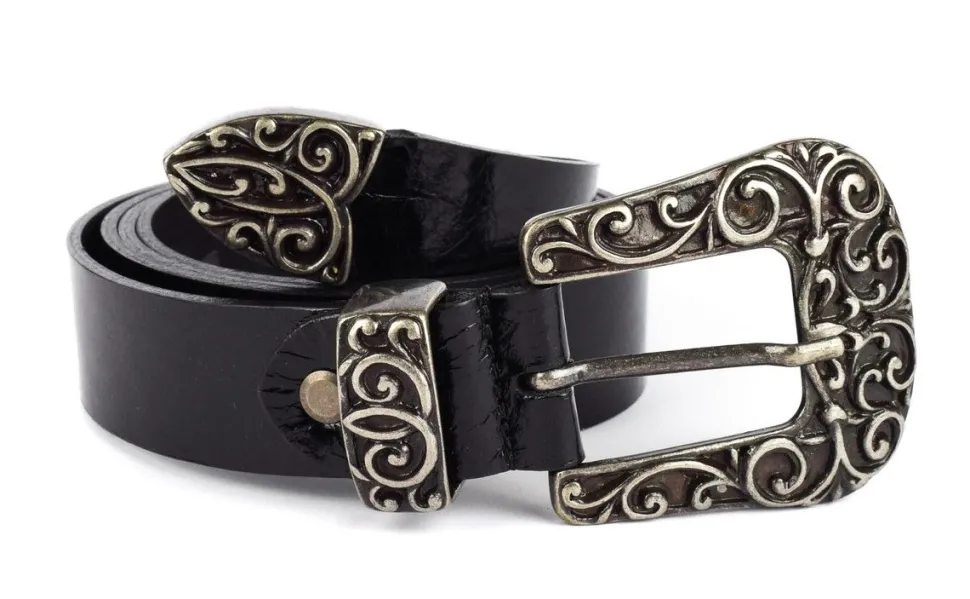 Cintura donna in pelle SIMPLYUP 1077 Nera