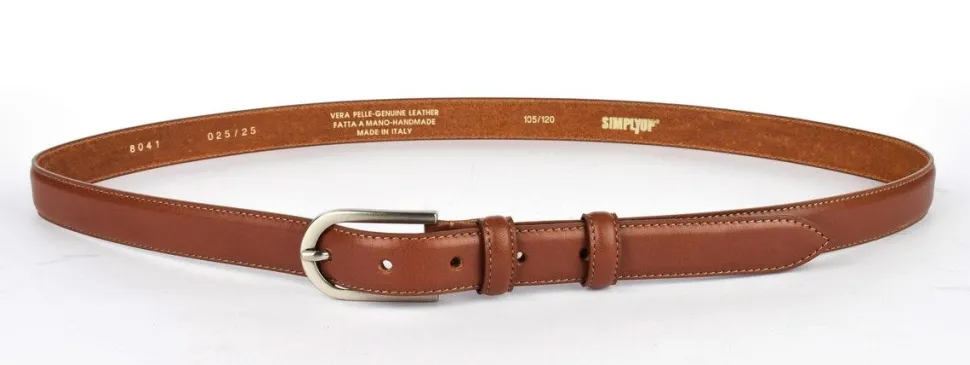 Cintura donna in pelle SIMPLYUP 8041 Cuoio