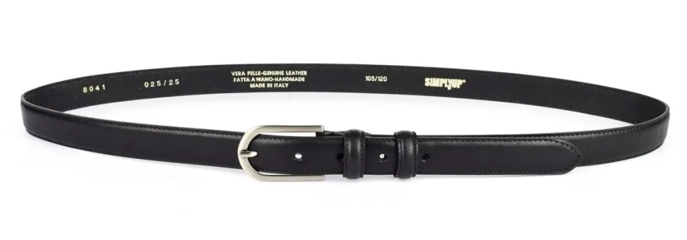 Cintura donna in pelle SIMPLYUP 8041 Nera