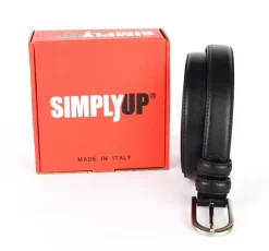Cintura donna in pelle SIMPLYUP 8041 Nera