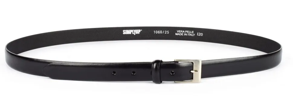 Cintura donna in pelle SIMPLYUP 1060 Nera