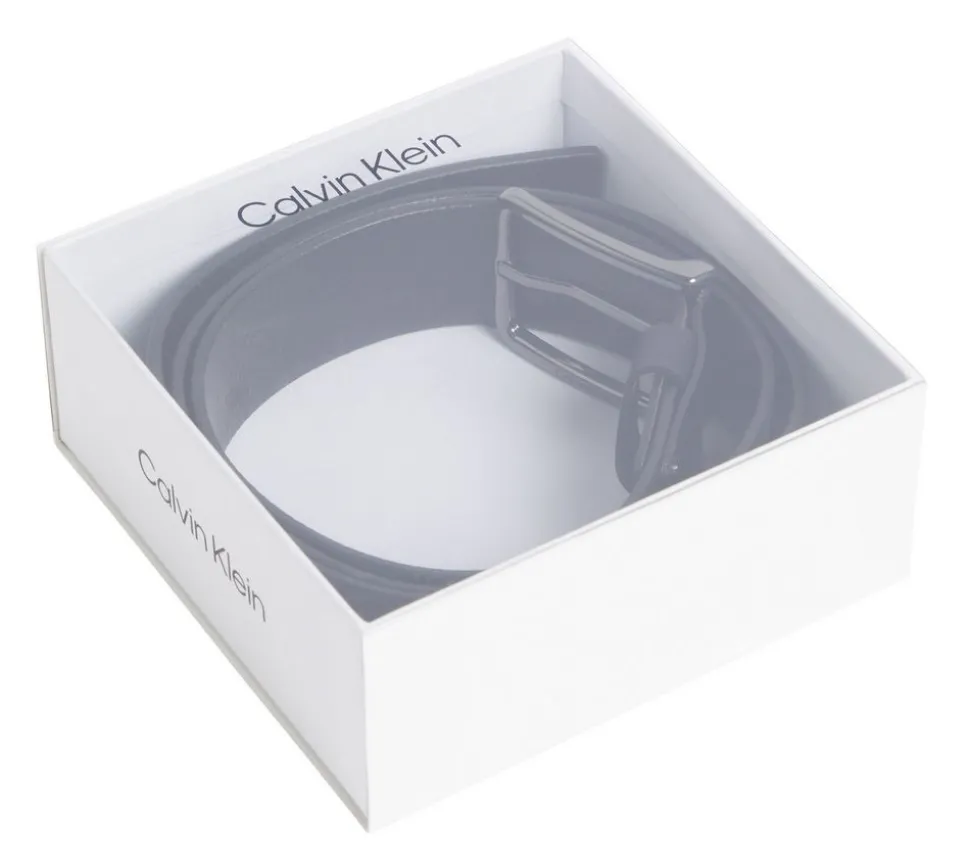 Cintura in pelle Calvin Klein Navy