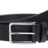 Cintura in pelle Calvin Klein Nera