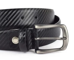 Cintura in pelle Emporio Cattani 06 Nera Carbonio