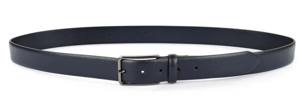 Cintura in pelle Emporio Cattani 05 Blu