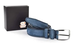 Cintura in pelle Emporio Cattani 04 Blu