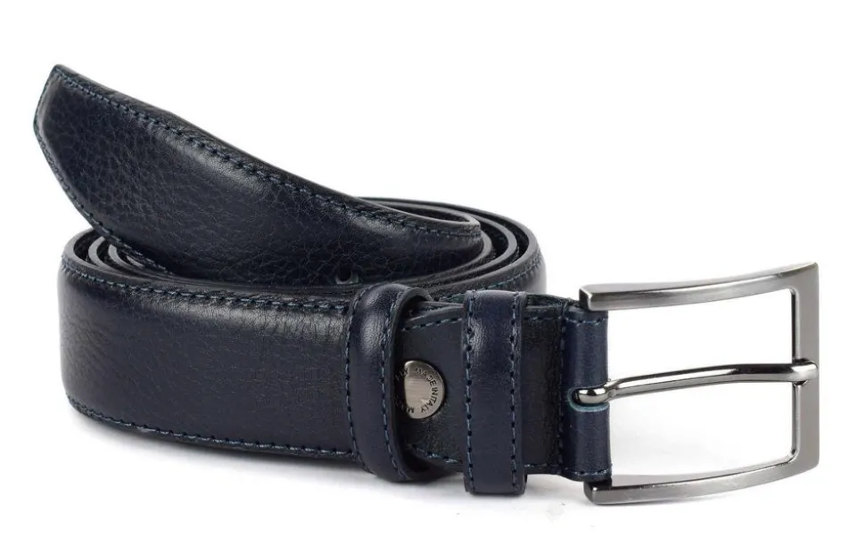 Cintura in pelle Emporio Cattani 03 Blu