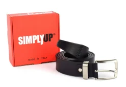 Cintura in pelle SIMPLYUP 9002 Nera