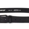 Cintura in pelle SIMPLYUP 1064 Nera Carbonio