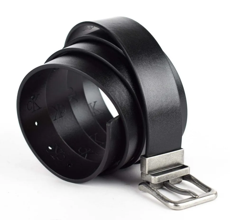 Cintura Reversibile in pelle Calvin Klein Nera