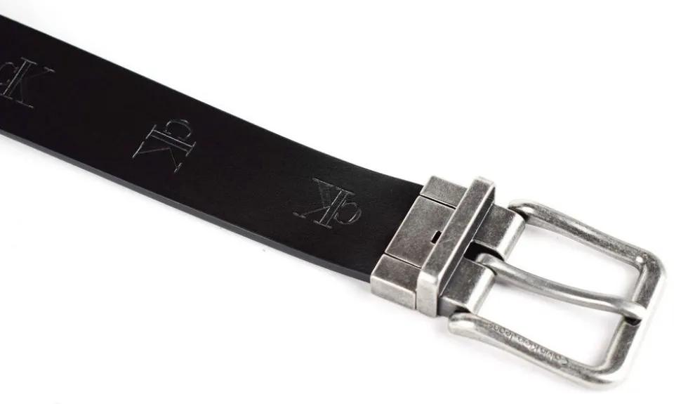 Cintura Reversibile in pelle Calvin Klein Nera