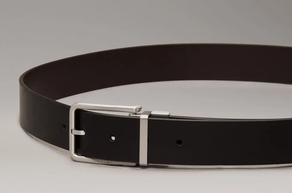 Cintura Reversibile in pelle Calvin Klein Nero/Marrone