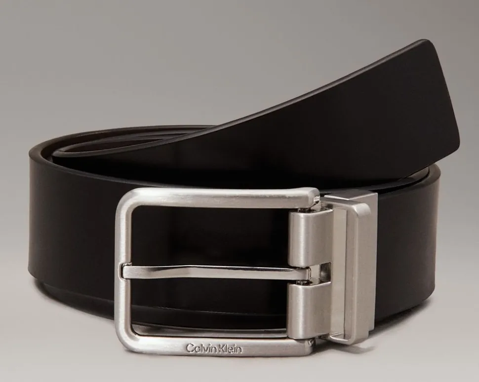 Cintura Reversibile in pelle Calvin Klein Nero/Marrone