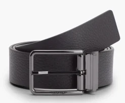 Cintura Reversibile in pelle Calvin Klein Nero/Grigio