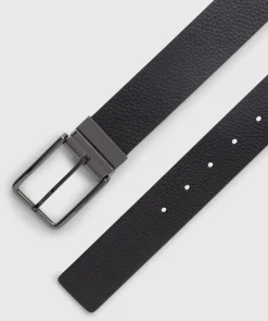 Cintura Reversibile in pelle Calvin Klein Nero/Grigio