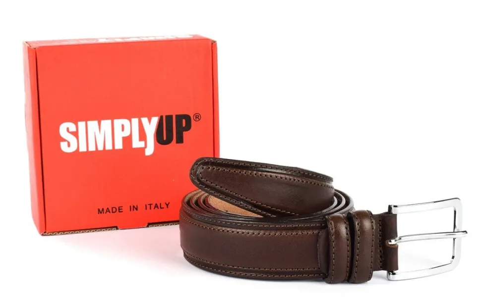 Cintura uomo in pelle SIMPLYUP 8005 Testa Moro